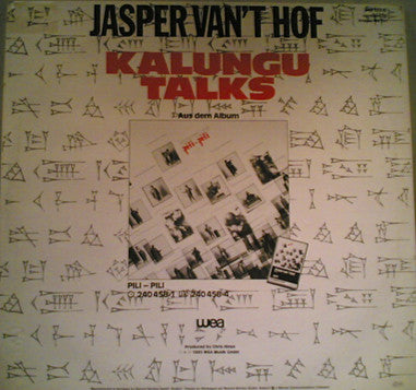 Jasper Van't Hof : Kalungu Talks (12")
