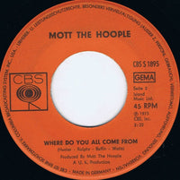 Mott The Hoople : Roll Away The Stone (7", Single)