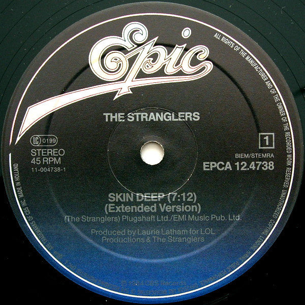 The Stranglers : Skin Deep (Extended Version) (12", Maxi)