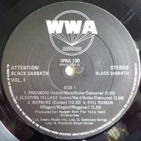Black Sabbath : Attention! Black Sabbath Volume One (LP, Comp)