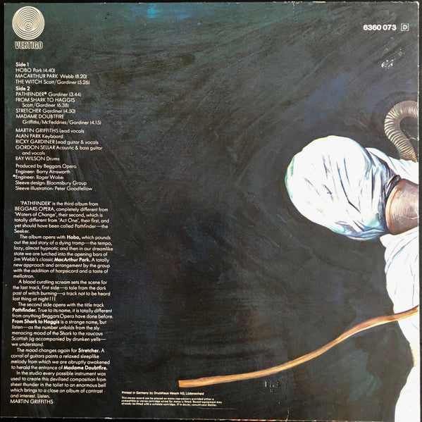 Beggars Opera : Pathfinder (LP, Album, RE)