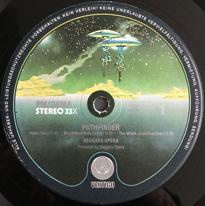 Beggars Opera : Pathfinder (LP, Album, RE)