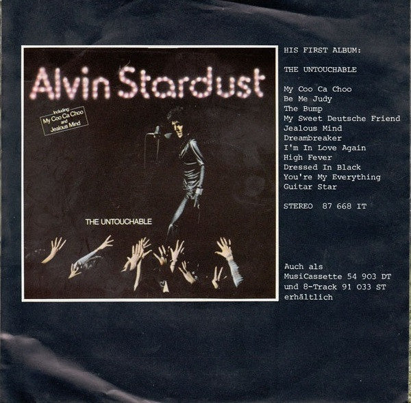 Alvin Stardust : Red Dress / Little Darlin' (7", Single)