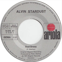 Alvin Stardust : Red Dress / Little Darlin' (7", Single)