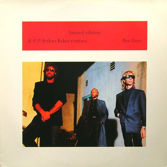 Bee Gees : E·S·P Arthur Baker Remixes (12", Maxi, Ltd)