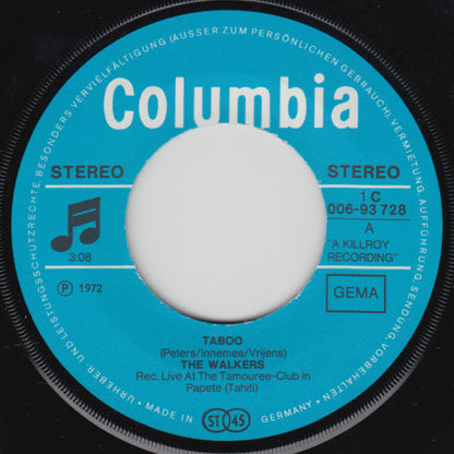The Walkers (2) : Taboo (7", Single)