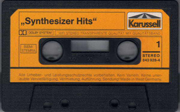 Russell B.* : Synthesizer Hits (Cass, Comp)