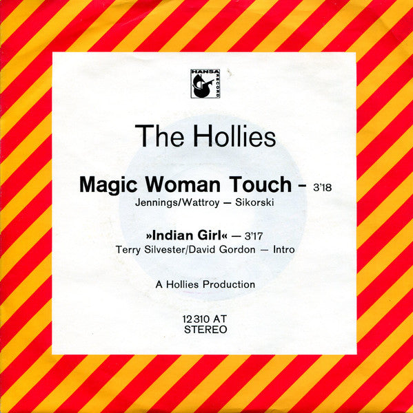 The Hollies : Magic Woman Touch (7", Single)