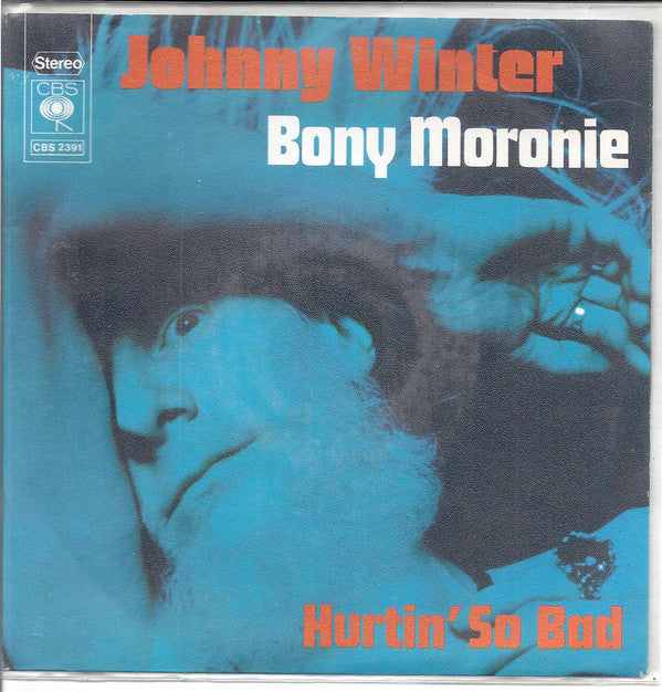 Johnny Winter : Boney Moroney (7", Single)