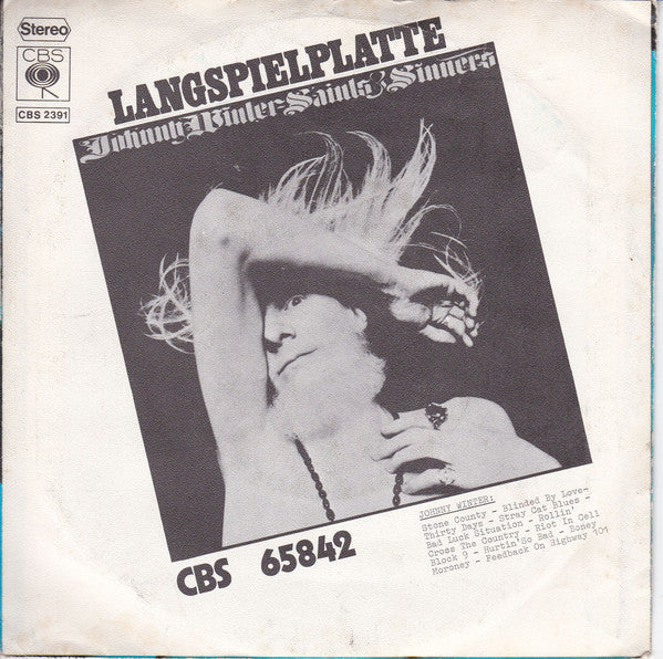 Johnny Winter : Boney Moroney (7", Single)