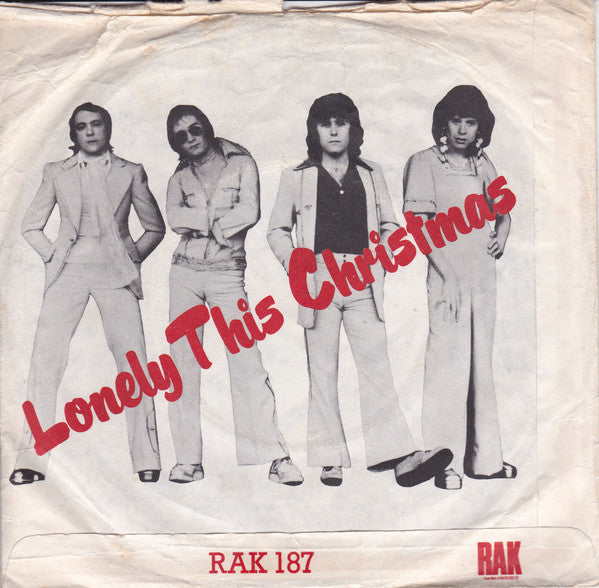Mud : Lonely This Christmas (7", Single)