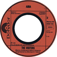 ABBA : Head Over Heels / The Visitors (7", Single)