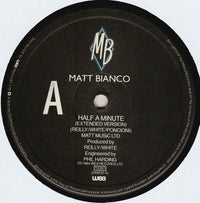 Matt Bianco : Half A Minute (12", Single)