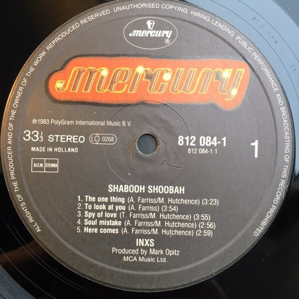 INXS : Shabooh Shoobah (LP, Album)