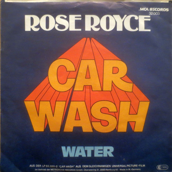 Rose Royce : Car Wash (7", Single)