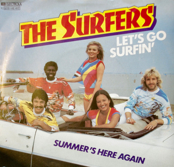 The Surfers : Let's Go Surfin'  (7", Single)