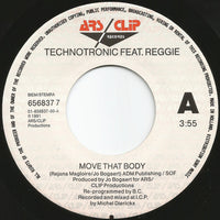 Technotronic Featuring Reggie : Move That Body (7", Single)
