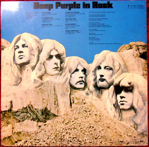 Deep Purple : Deep Purple In Rock (LP, Album, RE)