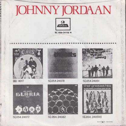 Johnny Jordaan : Het Sneeuwt / Het Zal Spoedig Kerstmis Zijn (7", Single)
