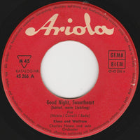 Klaus Und Wolfram : Good Night, Sweetheart (7", Single, Mono)
