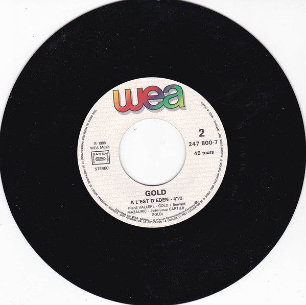 Gold (3) : Rio De Janvier (7", Single)