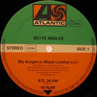 Bette Midler : My Knight In Black Leather (12", Single, Ltd)
