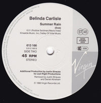 Belinda Carlisle : Summer Rain (12", Maxi)