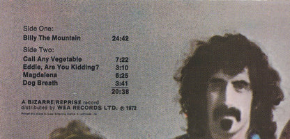 The Mothers : Just Another Band From L.A. (LP, Album, RE, Gat)