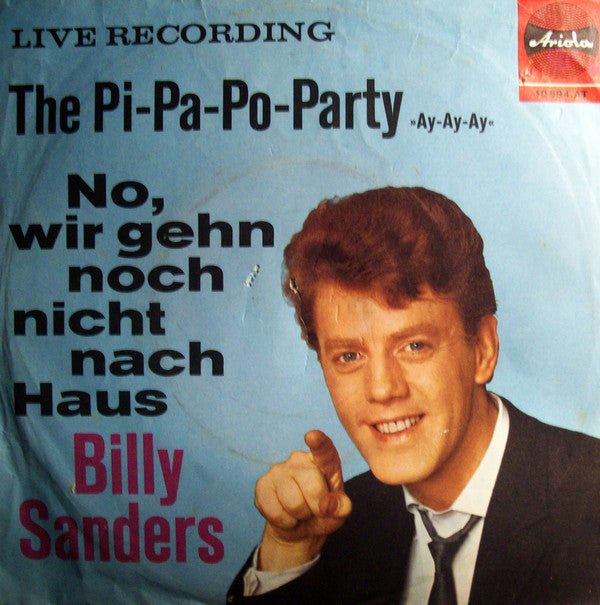 Billy Sanders : The Pi-Pa-Po-Party (7", Single)