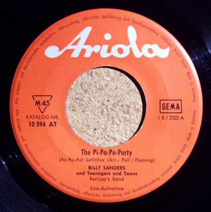 Billy Sanders : The Pi-Pa-Po-Party (7", Single)