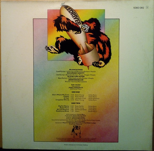 Status Quo : Piledriver (LP, Album, RE)