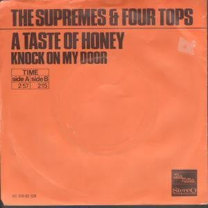 The Supremes & Four Tops : A Taste Of Honey  (7", Single, Ora)