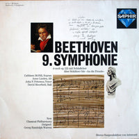 Ludwig van Beethoven, Cathleen McHill, Anne Linden, John F. Peterson, David Moorfield, New Classical Philharmony, George Randolph Warren : 9. Symphonie (D-Moll Op. 125 Mit Schlußchor Über Schillers Ode »An Die Freude«) (LP)