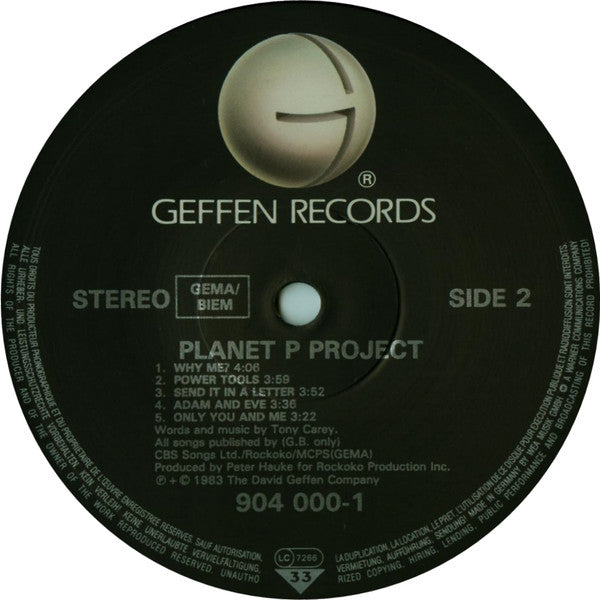 Planet P Project : Planet P Project (LP, Album, RE, Als)