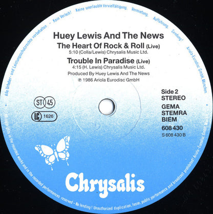 Huey Lewis And The News* : Stuck With You (12", EP)