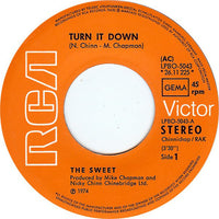 The Sweet : Turn It Down (7", Single)