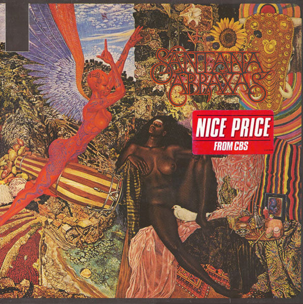 Santana : Abraxas (LP, Album, RE, Red)