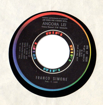 Franco Simone : Ancora Lei (7")