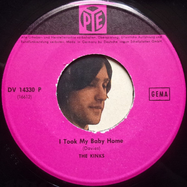 The Kinks : I Took My Baby Home / Long Tall Shorty (7", Single)
