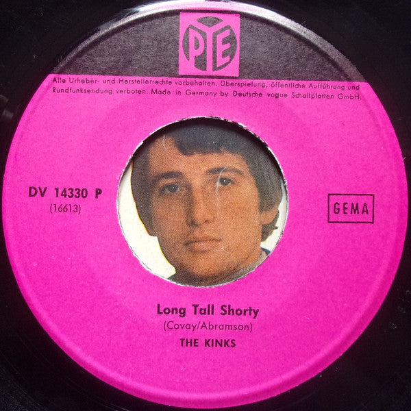 The Kinks : I Took My Baby Home / Long Tall Shorty (7", Single)