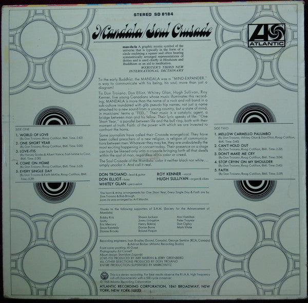 Mandala (11) : Soul Crusade (LP, Album)