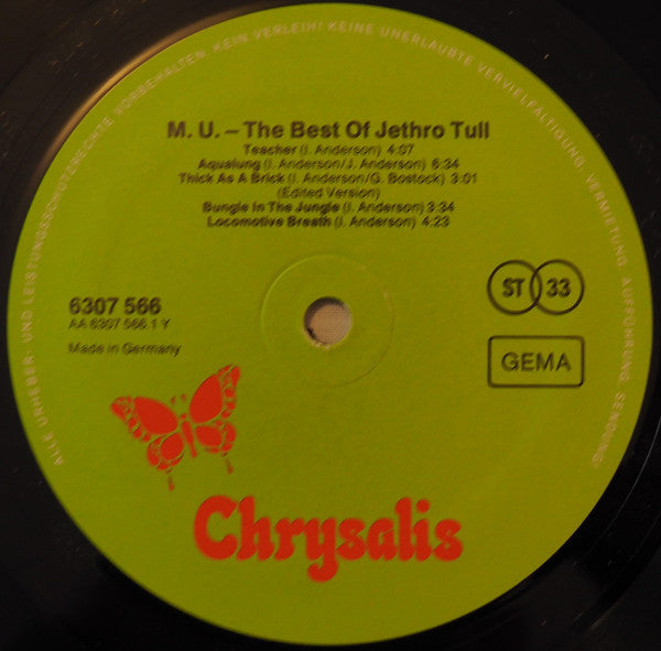 Jethro Tull : M.U. - The Best Of Jethro Tull (LP, Comp)