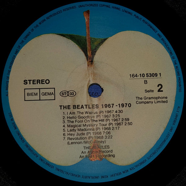 The Beatles : 1967 - 1970 (2xLP, Comp, RE)