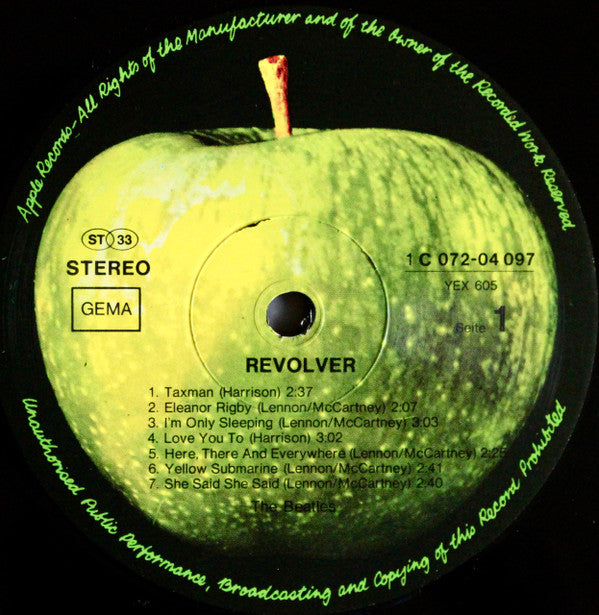 The Beatles : Revolver (LP, Album, RE)