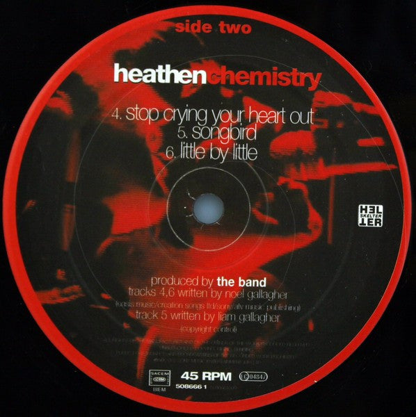 Oasis (2) : Heathen Chemistry (2xLP, Album, Gat)