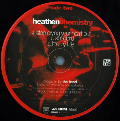 Oasis (2) : Heathen Chemistry (2xLP, Album, Gat)