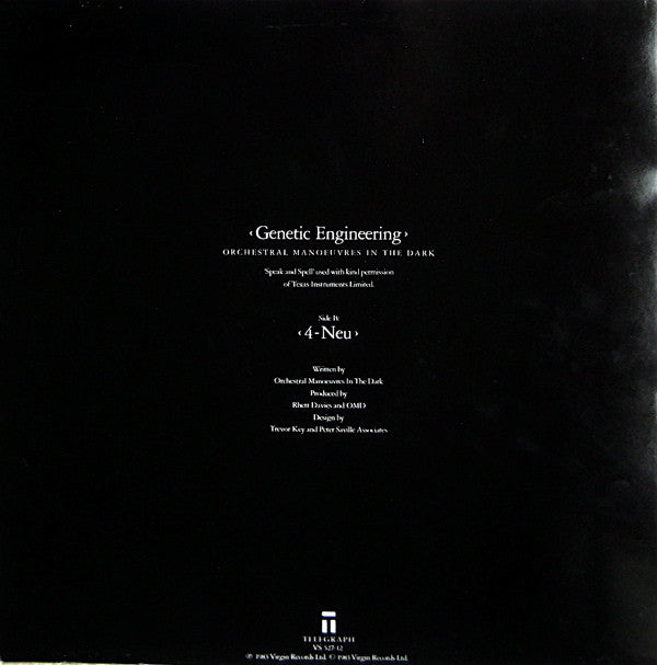 OMD* : Genetic Engineering (312mm Version) (12", Single)