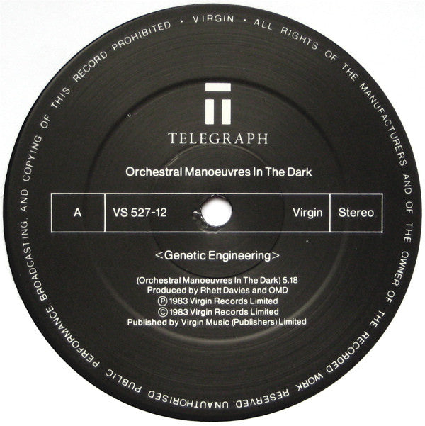 OMD* : Genetic Engineering (312mm Version) (12", Single)