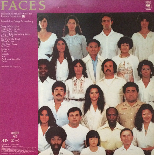 Earth, Wind & Fire : Faces (2xLP, Album)