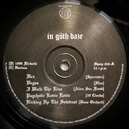 Various : In Goth Daze (LP, Comp)